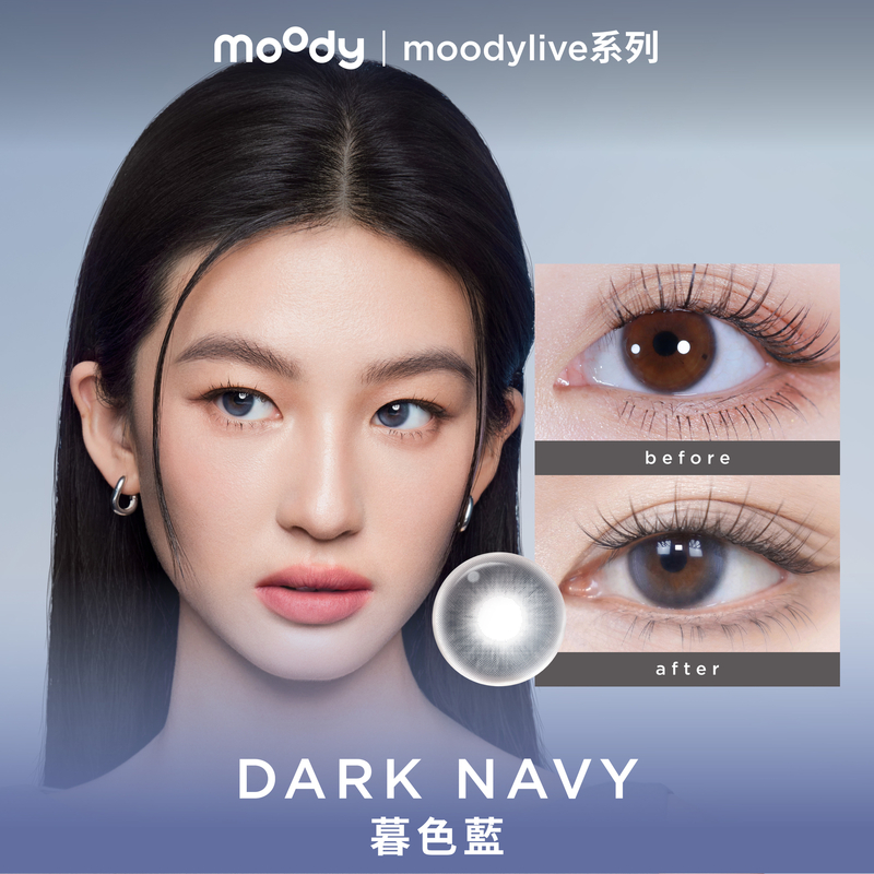 moody Live | Dark Navy | 1-Day | 6pcs
