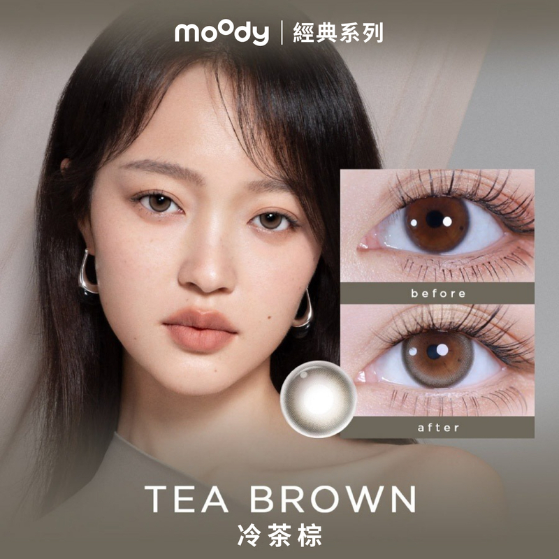 moody Classic | Tea Brown | 1-Day | 10pcs